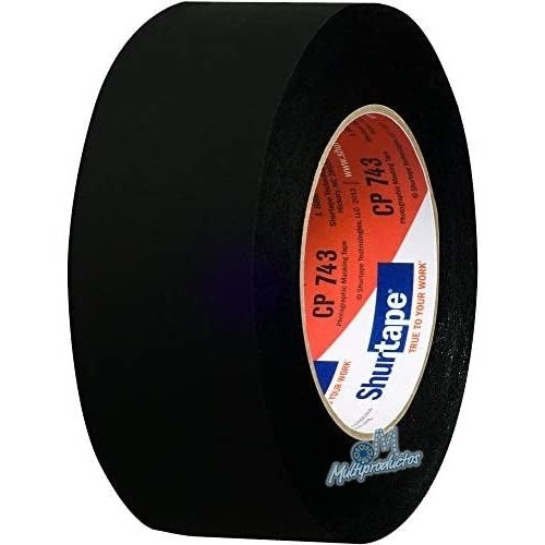Cargue la imagen en el visor de la galería, MASKING NEGRO OPACO PHOTO MATE P743 2&quot; X 58ydas
