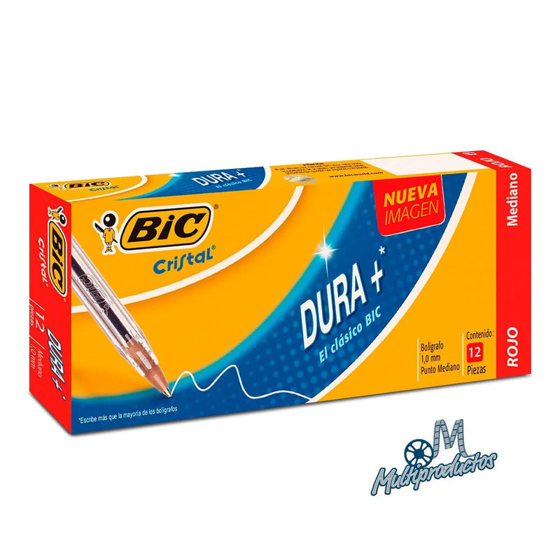 Cargue la imagen en el visor de la galería, Marcador Bolígrafo, Pluma Bic Cristal Dura Más / Punto mediano
