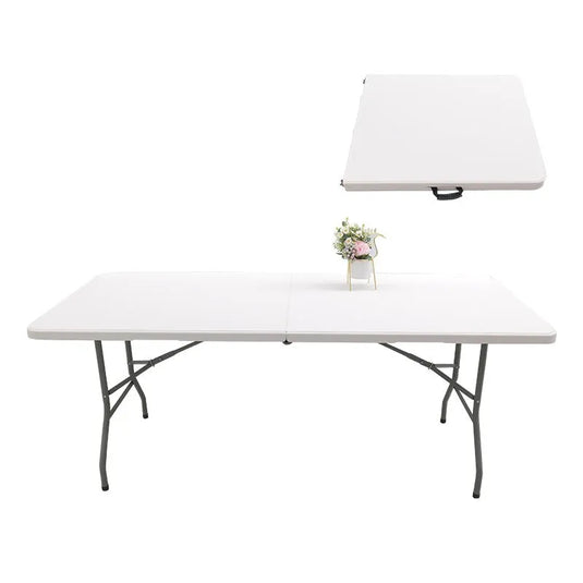 Mesa Plegable De Plástico Tipo Portafolio 1.80m