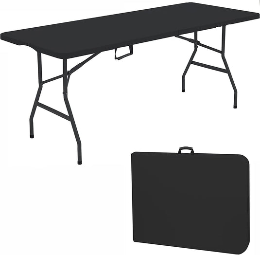 Mesa Plegable De Plástico Tipo Portafolio 1.80m