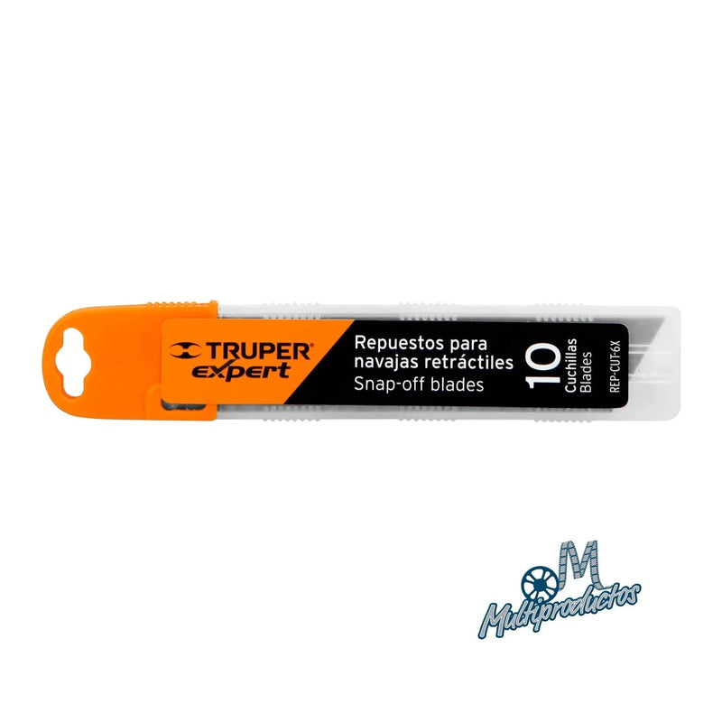 Cargue la imagen en el visor de la galería, Navajas de Repuesto para Cutter 18 mm - 10 pz
