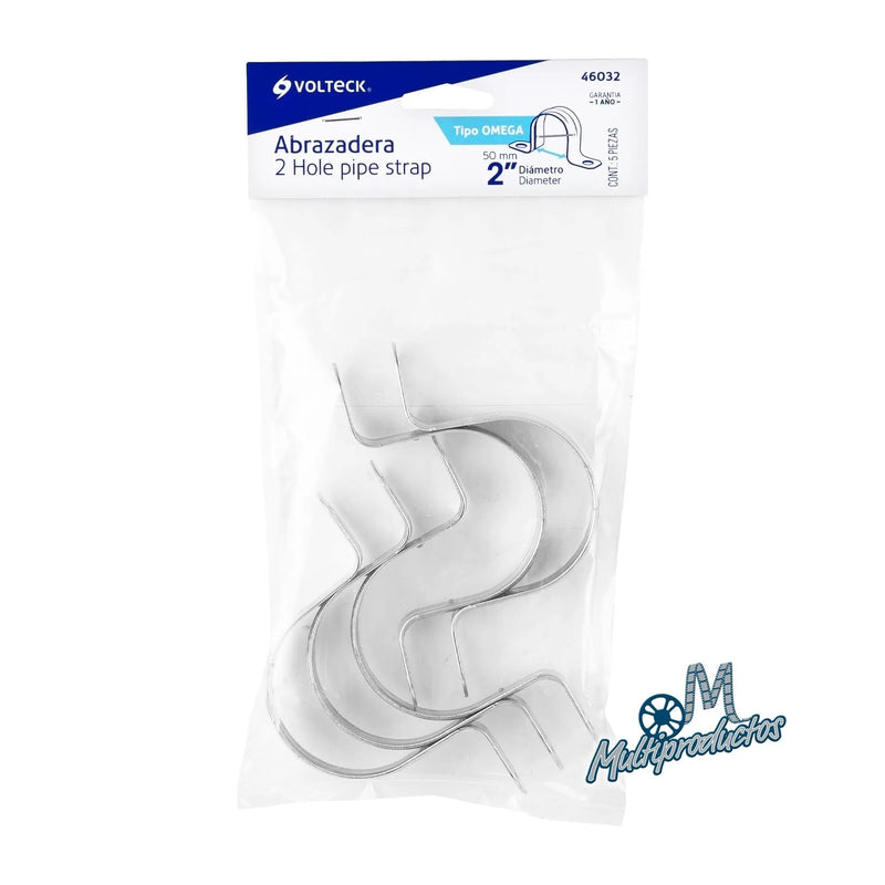 Cargue la imagen en el visor de la galería, OMEGA ABRAZADERA PARA TUBO 2&quot; - BOLSA CON 5 pzas
