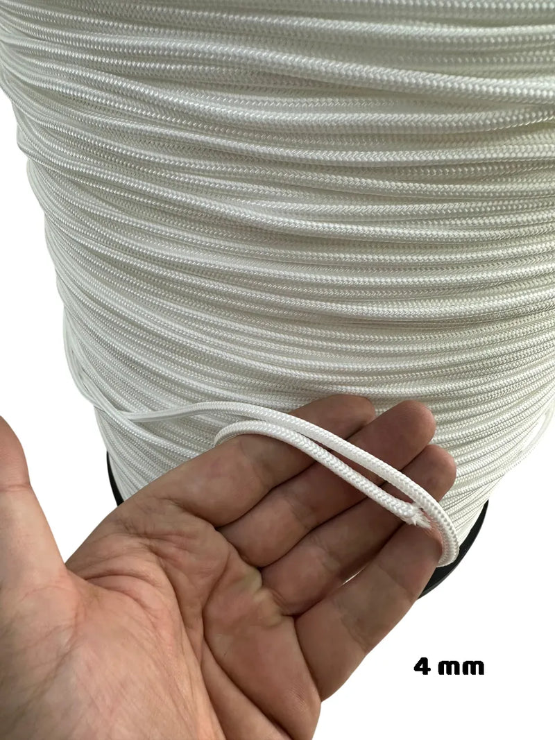 Cargue la imagen en el visor de la galería, PIOLA Blanca tejido diamante - Carrete de 10 KGM
