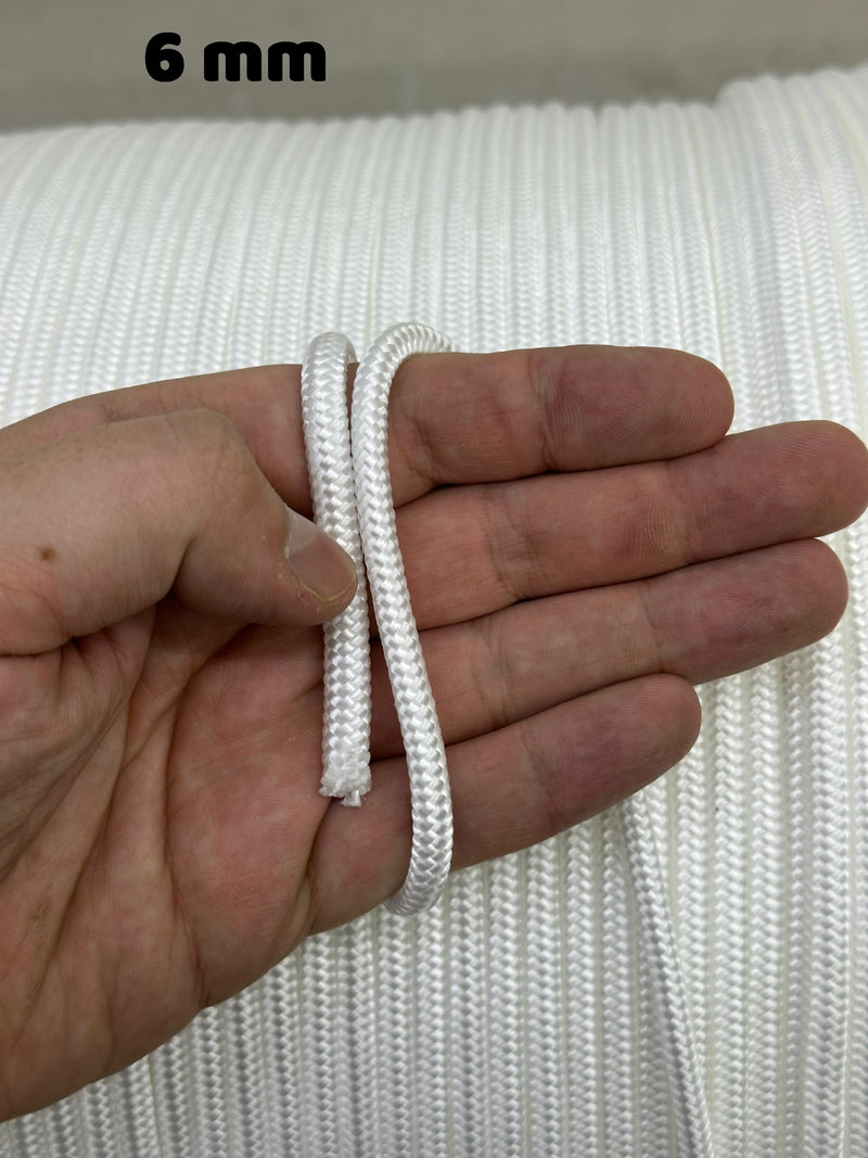 Cargue la imagen en el visor de la galería, PIOLA Blanca tejido diamante - Carrete de 10 KGM
