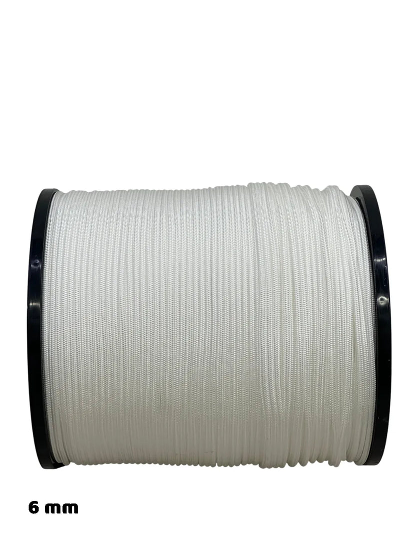 Cargue la imagen en el visor de la galería, PIOLA Blanca tejido diamante - Carrete de 10 KGM
