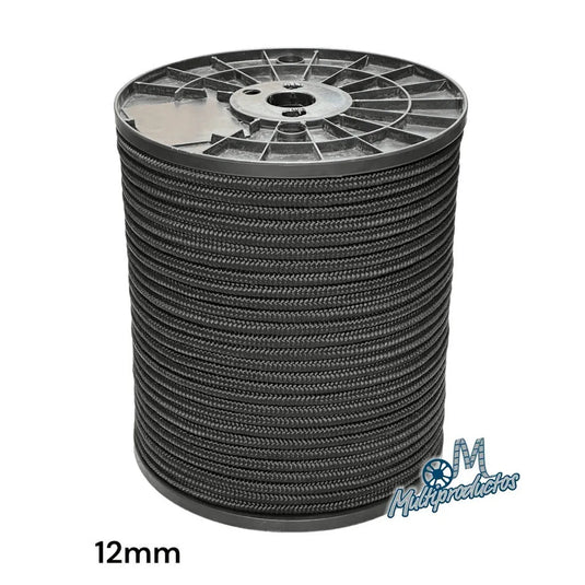 PIOLA NEGRA tejido diamante - Carrete de 10 KGM