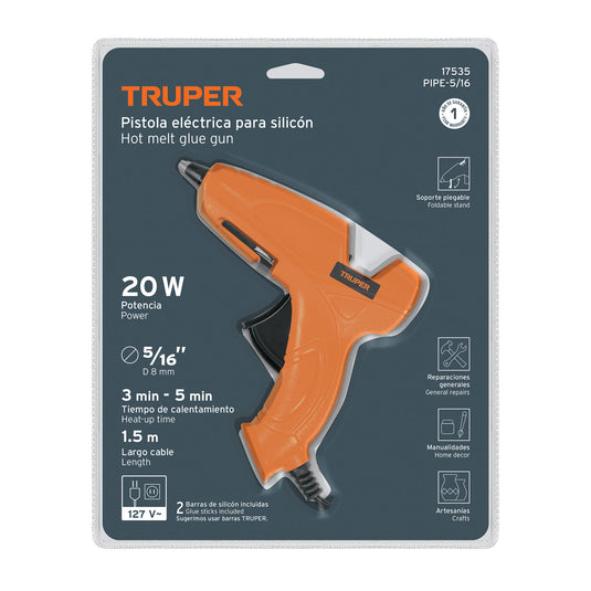 Pistola Eléctrica para Silicón Caliente - Multiproductos y expendables SA de CV