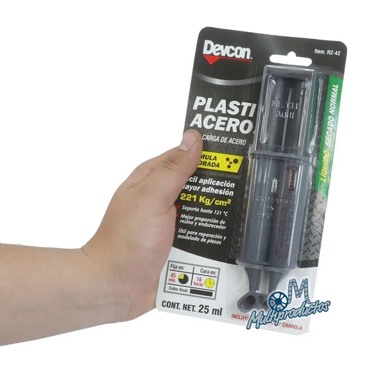 Pegamento PLASTIACERO DOSIF.JERINGA DE 25ml R2-42