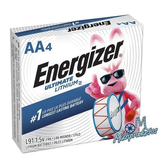 Pilas AA Lithium - Litio Energizer Blister con 4 pilas