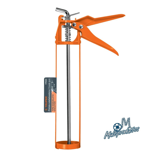 Pistola calafateadora tipo esqueleto