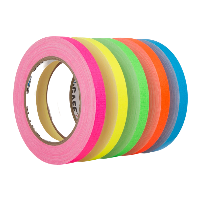 Cargue la imagen en el visor de la galería, * Gaffer&#39;s Pro Spike Stack Flourescent 1/2&quot; x 20yds
