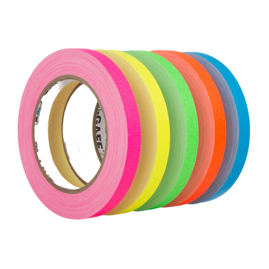* Gaffer's Pro Spike Stack Flourescent 1/2" x 20yds
