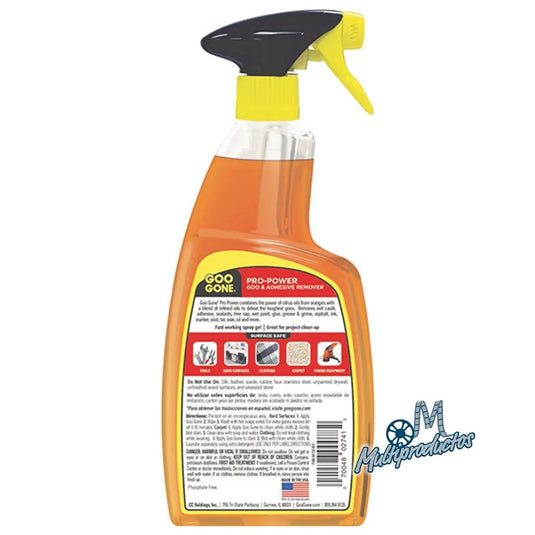 Quita Pegamento Goo Gone - Gel con Atomizador de 710 ml 24 oz