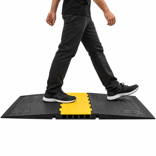 Rampa Pasacables Modular 5 Vías- Soporta 10,000 kg