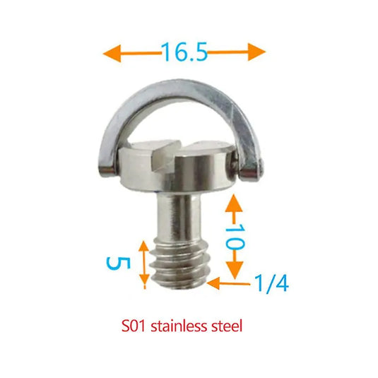 Tornillo para equipos de fotografía