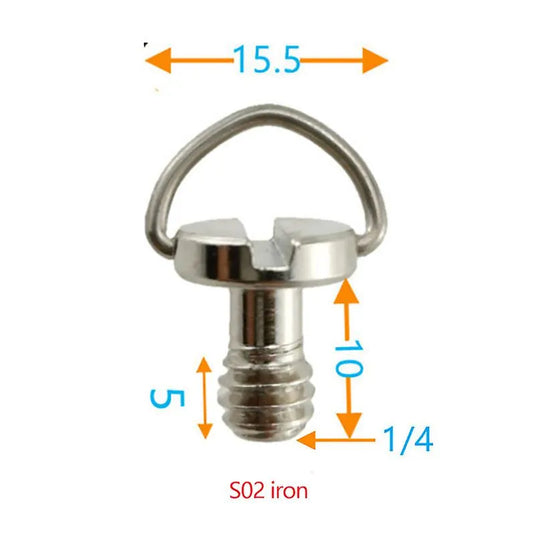 Tornillo para equipos de fotografía