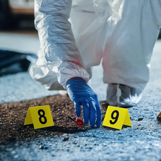 Set de 10 Números de Acrílicos Amarillos, Doble Vista