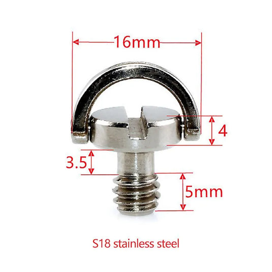 Tornillo para equipos de fotografía