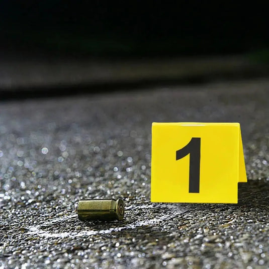 Set de 10 Números de Acrílicos Amarillos, Doble Vista