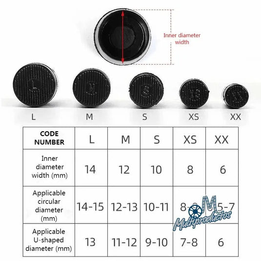 SILENCIADOR DE TACON - Forma redonda