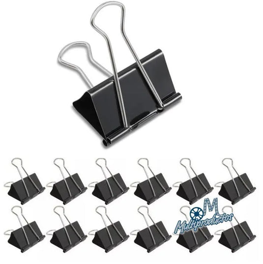 SUJETADOCUMENTOS GRANDE 12 PZA 50mm