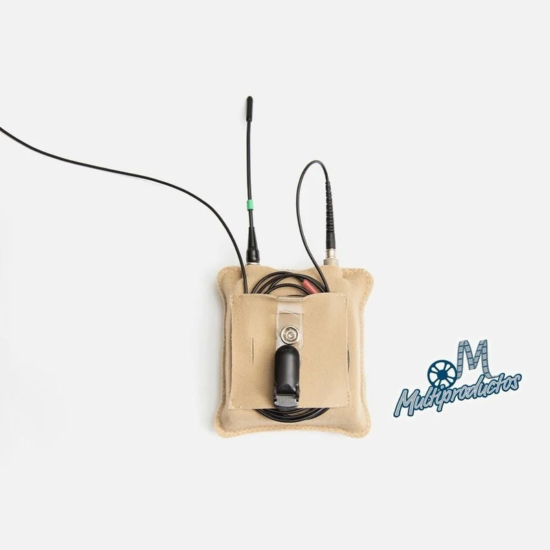 Cargue la imagen en el visor de la galería, Strap Belt Puffy Pouch, Beige
