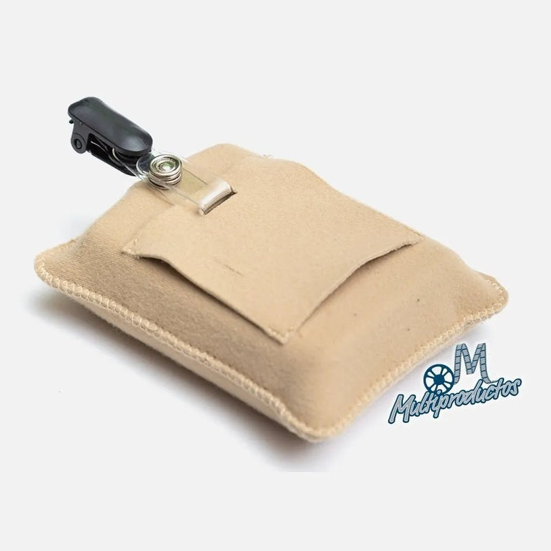 Cargue la imagen en el visor de la galería, Strap Belt Puffy Pouch, Beige
