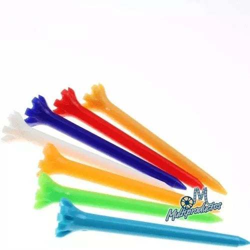 TEES DE GOLF DE PLASTICO 70 Mm 25 Pz