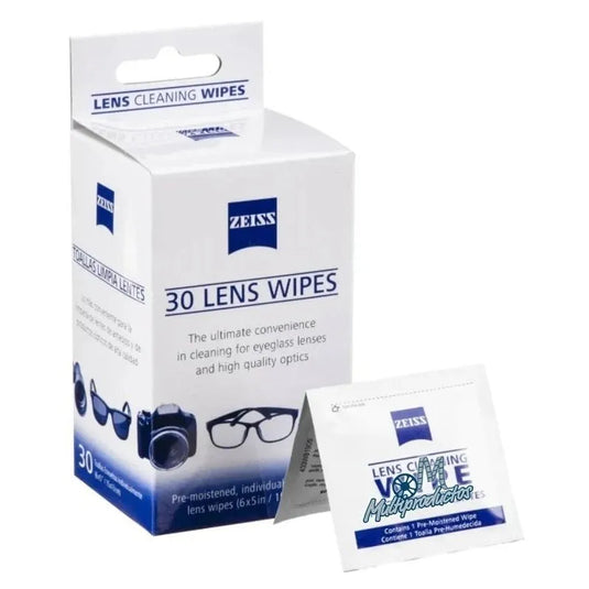 TOALLITAS ZEISS 30 pzas Pre-humedecidas