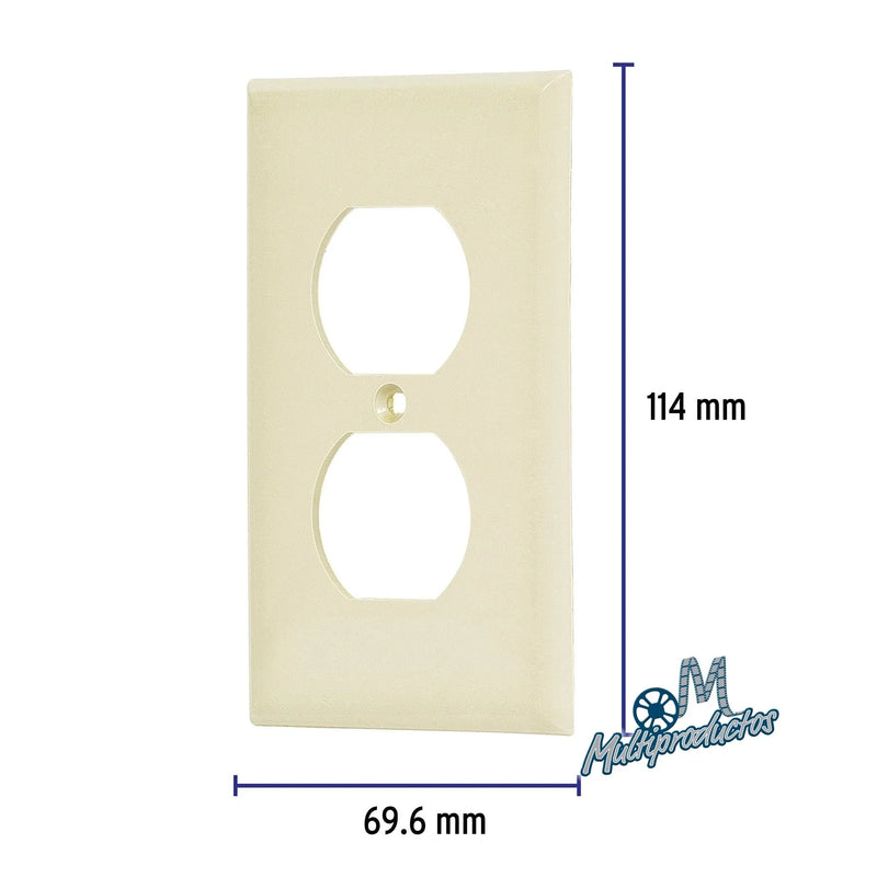 Cargue la imagen en el visor de la galería, Tapa DUPLEX Economica para Chalupa ó Electroregistro Rectangular
