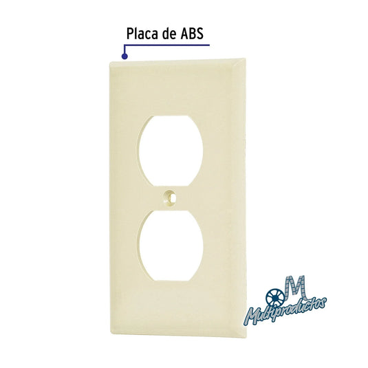 Tapa DUPLEX Economica para Chalupa ó Electroregistro Rectangular