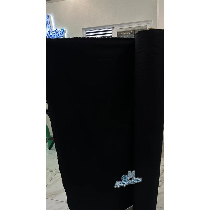 Cargue la imagen en el visor de la galería, * Tela Negra Duvetina Retardante de Flama Aterciopelada 1.75 alto
