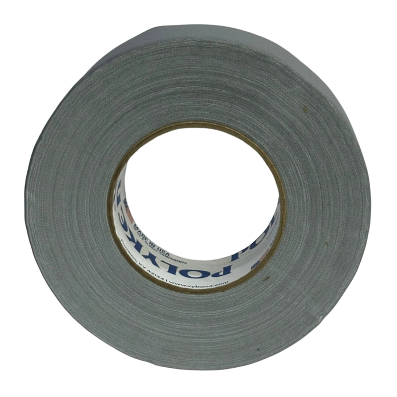 Cargue la imagen en el visor de la galería, Cinta gaffer premium Polyken 510. Rollo de cinta gaffer premium Polyken 510 gris vista frontal.
