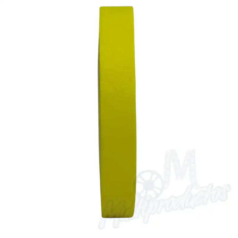 Cargue la imagen en el visor de la galería, Cinta gaffer mate Polyken 510 de 24 mm x 50 m. Rollo de cinta gaffer color amarillo Polyken 510 visto de perfil mostrando su grosor y acabado mate.
