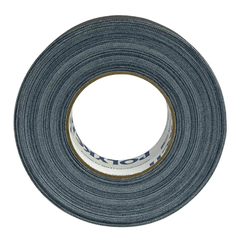 Cargue la imagen en el visor de la galería, Cinta gaffer mate Polyken 510 de 48 mm x 50 m. Rollo de cinta gaffer Polyken 510 negra vista frontal.
