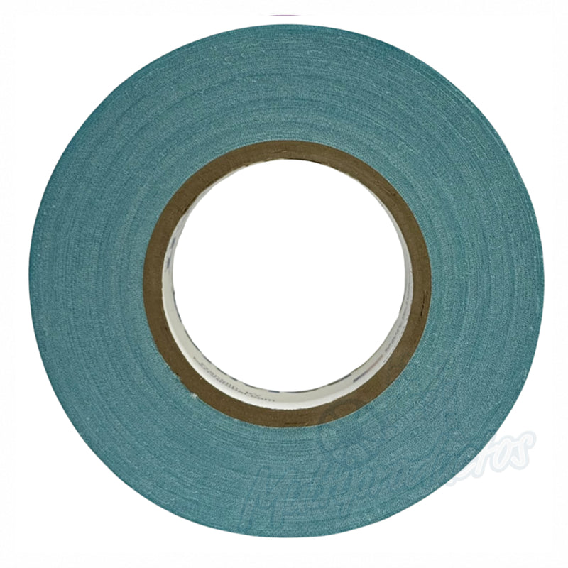 Cargue la imagen en el visor de la galería, Cinta gaffer mate Polyken 510 de 48 mm x 50 m. Rollo de cinta gaffer premium Polyken 510 color azul turquesa vista frontal.
