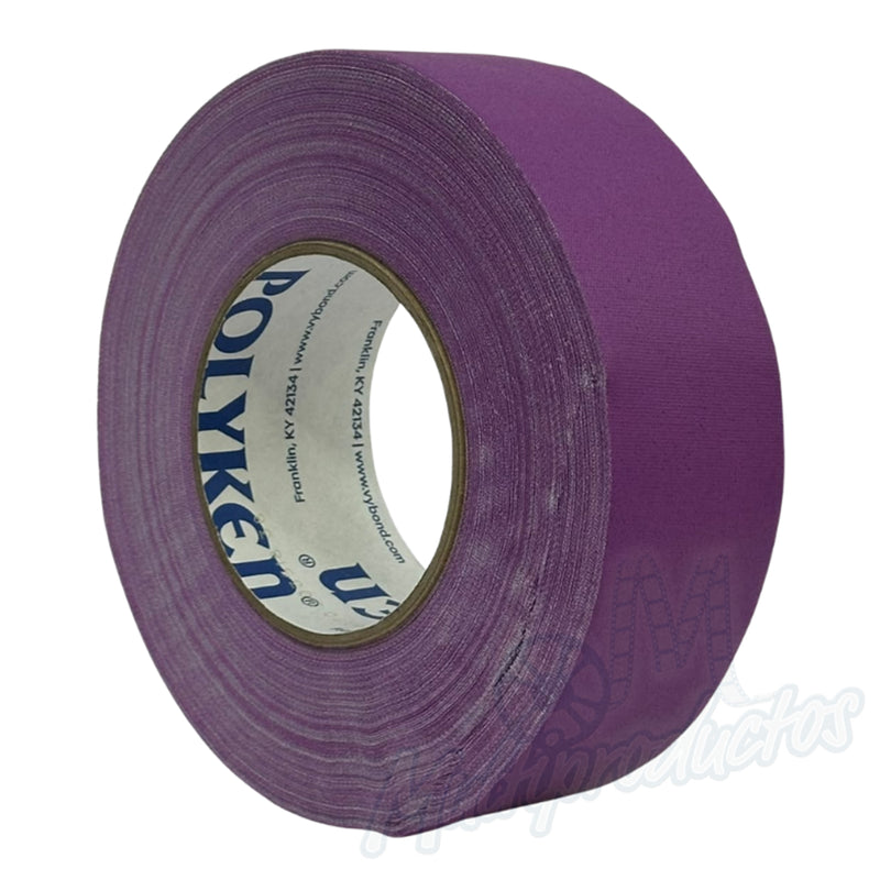 Cargue la imagen en el visor de la galería, Cinta gaffer mate Polyken 510 de 48 mm x 50 m. Rollo de cinta gaffer Polyken 510 color morado en vista de tres cuartos.
