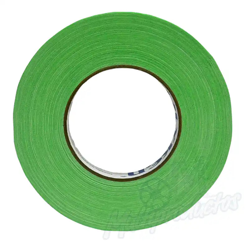 Cargue la imagen en el visor de la galería, Cinta gaffer neón Polyken 510 24 mm x 45 m. Rollo de cinta gaffer neón color verde Polyken 510 de 24 mm x 45 m vista frontal.
