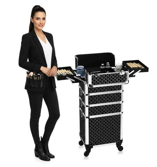 Neceser De 4 Niveles Profesional Con Llantas - Multiproductos y expendables SA de CV