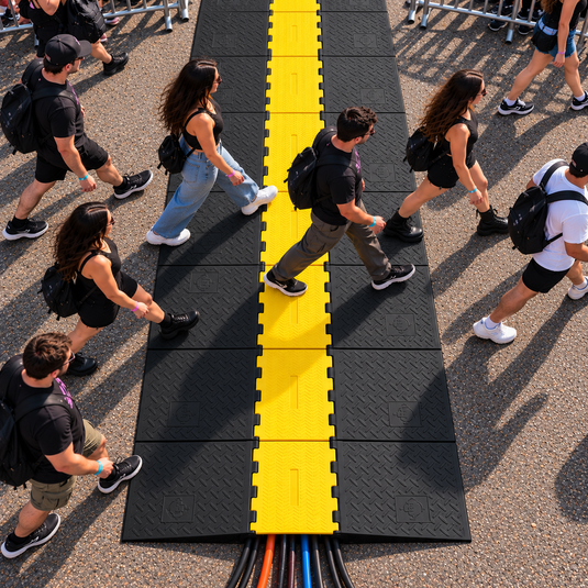 Rampa Pasacables Modular 5 Vías- Soporta 10,000 kg