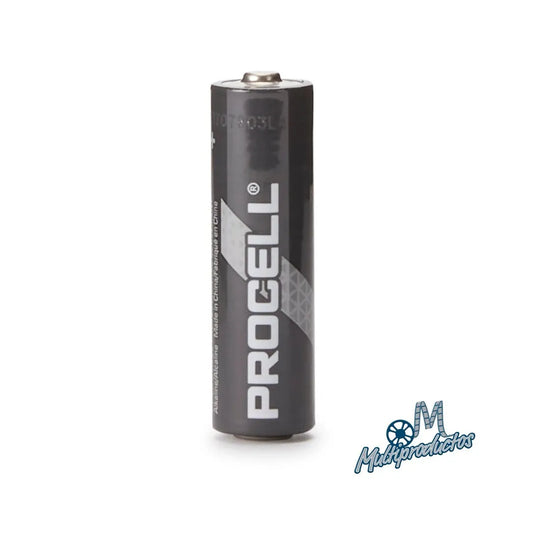 Pilas AA Procell PC1500 multiproductos. Pila alcalina Procell AA PC1500 de 1.5V en color gris.