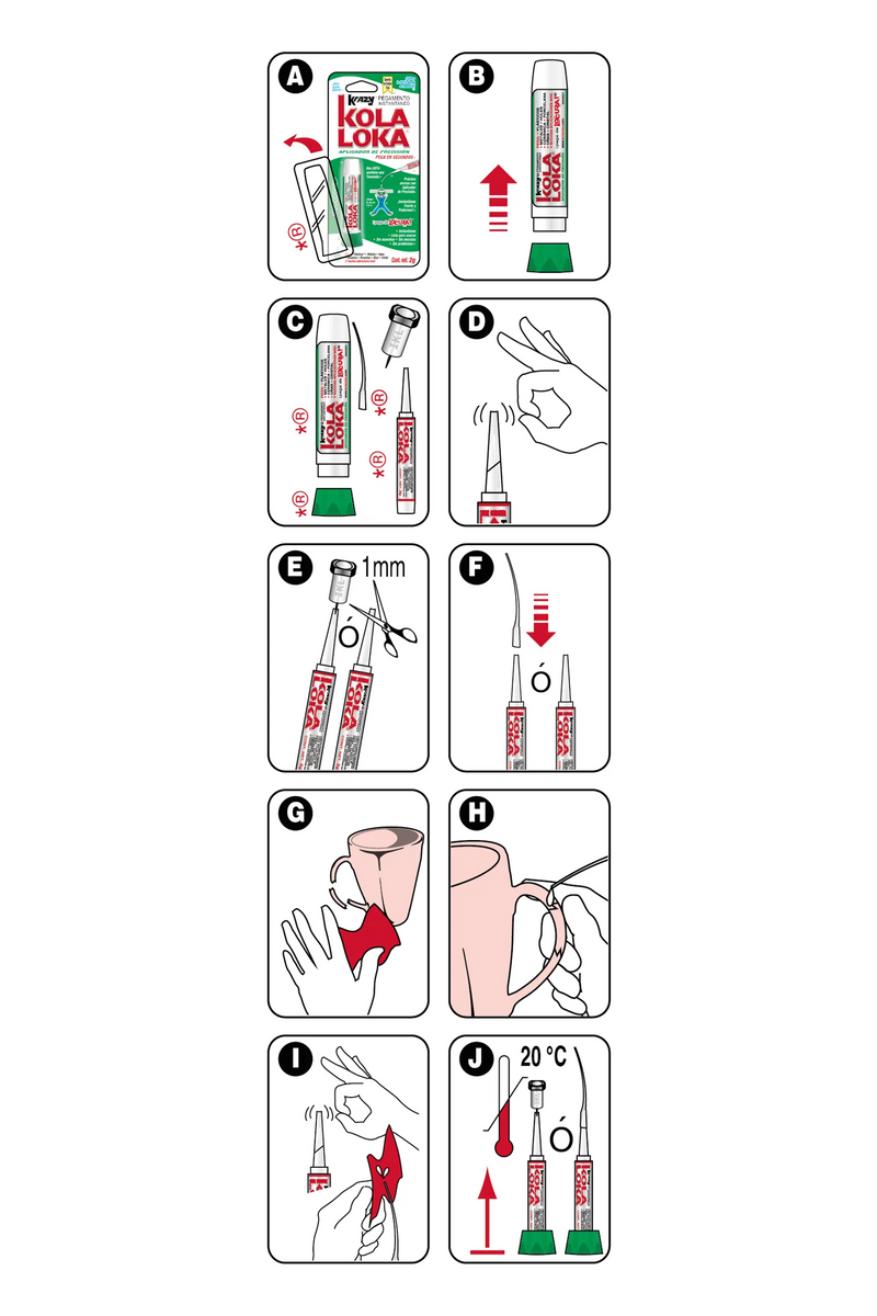 Cargue la imagen en el visor de la galería, Pegamento Kola Loka con aplicador de precisión  2 g - Multiproductos y expendables SA de CV
